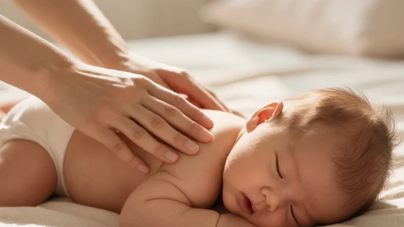 Bebek Uyku Öncesi Rahatlatıcı Masaj Tekniği