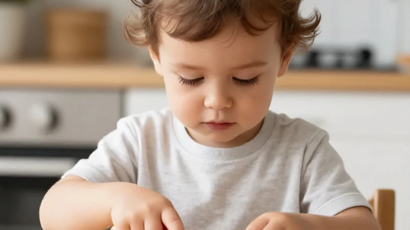 Bebeklerde Plastik Montessori Bıçağı Kesme
