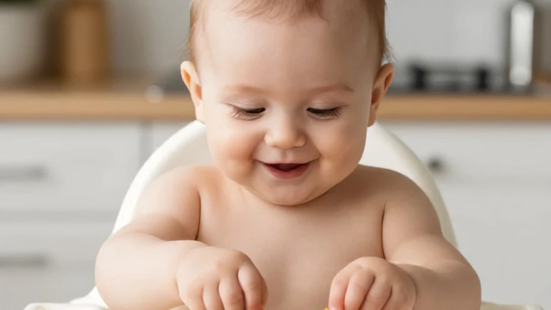 9 Aylık Bebeklerde Pütürlü Yemek Alıştırma