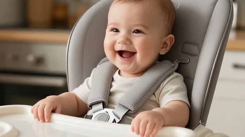 Bebek Mama Sandalyesi Emniyet Kemeri Önemi