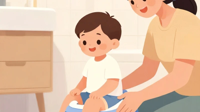 Tuvalet Eğitiminde Kakasını Gizli Yapan Çocuk