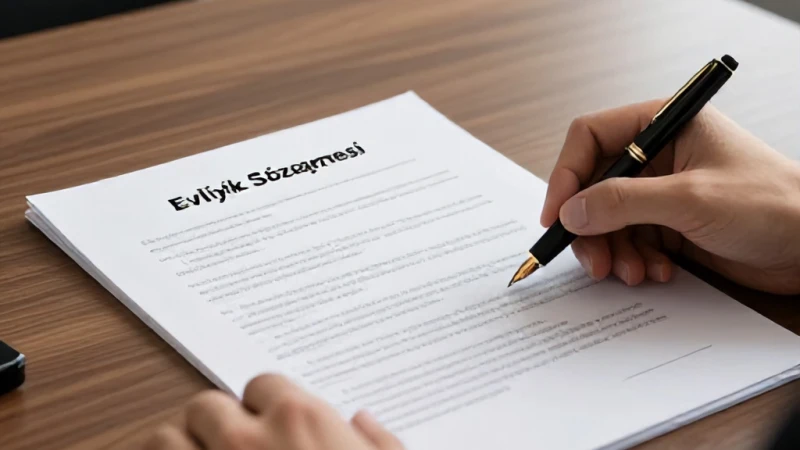 Evlilik Sözleşmesi Mal Ayrılığı Rejimi Noter Gerekli Evrakları