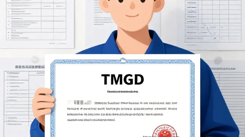 Tehlikeli Madde Güvenlik Danışmanlığı TMGD Sertifikası Evrakları