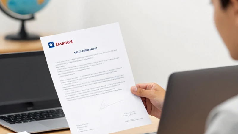 Erasmus+ Öğrenim ve Staj Hareketliliği Gerekli Evrakları