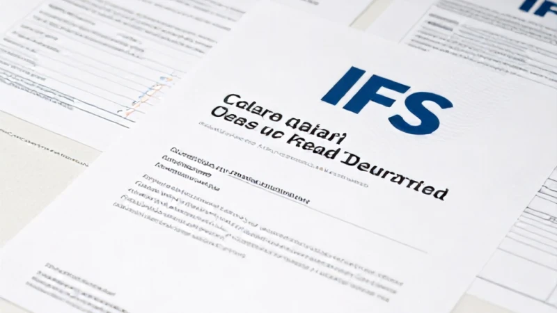 IFS Uluslararası Öne Çıkan Standartlar Gıda Sertifikası Gerekli Evraklar