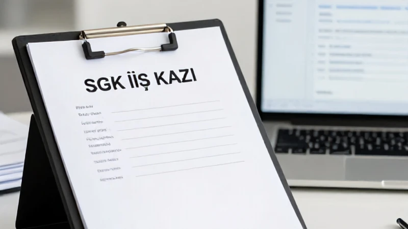 İş Kazası Bildirim Formu SGK ve Çalışma Bakanlığı Evrakları