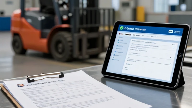 Forklift ve İstif Makineleri Periyodik Kontrol Yetki Evrakları