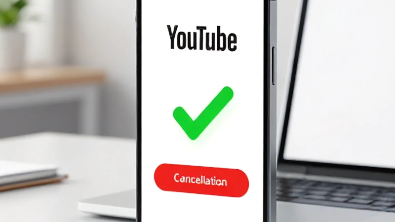 YouTube Premium Abonelik İptali Adımları