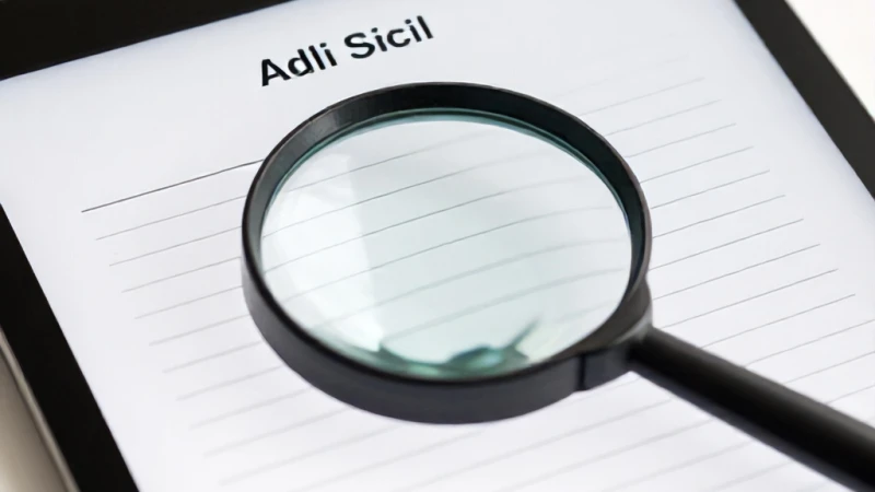 Adli Sicil Kaydı Düzeltme Dilekçesi